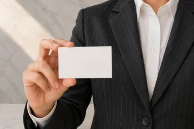 Marble Business Card Mockup Presentation