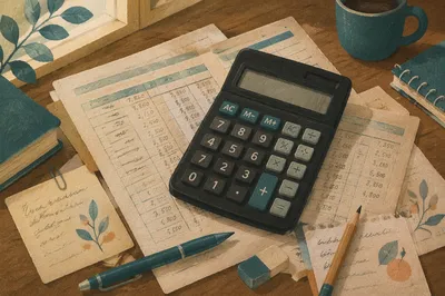 Accounting Calculator on Financial Documents