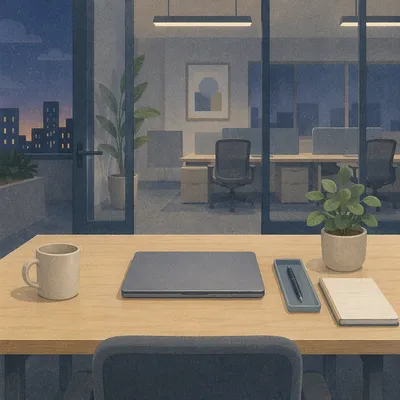 Clean Desk Policy Organized Office Workspace