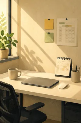 Clean Desk Policy Organized Office Workspace