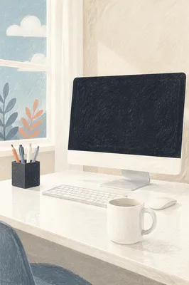 Clean Desk Policy Modern Office Workspace