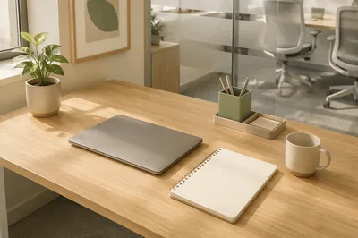 Clean Desk Policy Modern Office Workspace