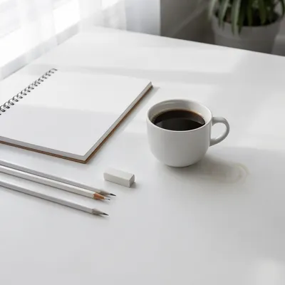 Minimalist Clean Desk Policy Workspace