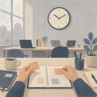 Office Wall Clock for Time Management