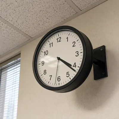 Office Wall Clock for Time Management