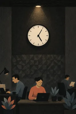 Office Wall Clock for Time Management