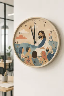 Office Wall Clock for Time Management