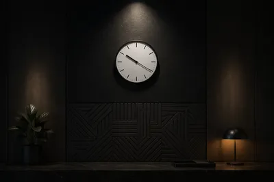 Office Wall Clock for Time Management