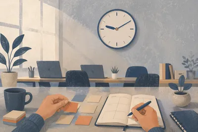 Office Wall Clock for Time Management