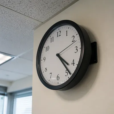Office Wall Clock for Time Management
