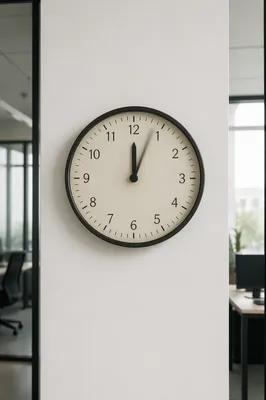Office Wall Clock for Time Management
