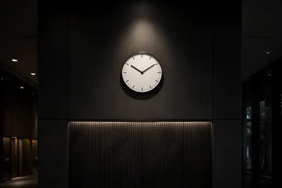 Office Wall Clock for Time Management