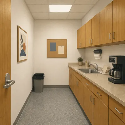 Office Break Room Coffee Machine