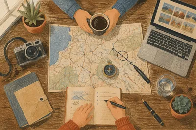 Compass Map for Strategic Business Planning