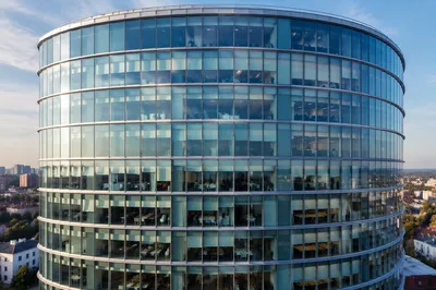 Modern Glass Office Tower Exterior