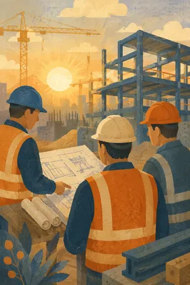 Construction Planning Meeting at Sunrise