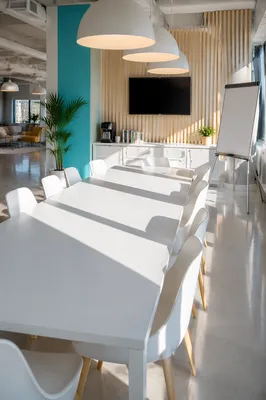 Modern Minimalist Coworking Meeting Space