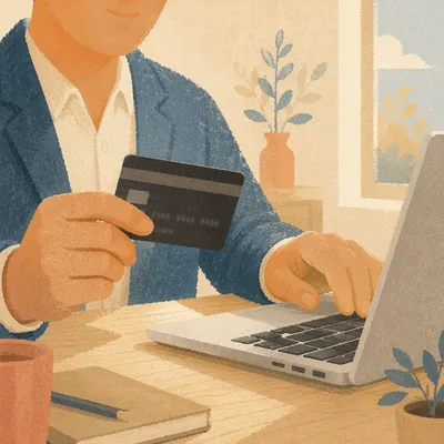 Secure Online Payment at Business Desk