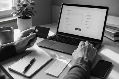 Online Credit Card Payment at Home Office