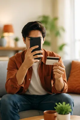 Online Credit Card Payment at Home