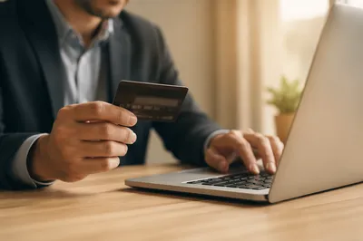 Secure Online Payment at Business Desk