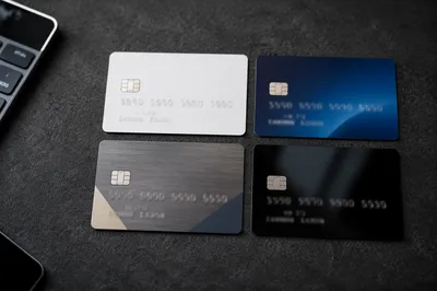 Online Payment Cards on Charcoal Desktop