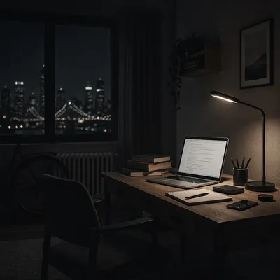 Evening Desk Lamp Home Office Workspace