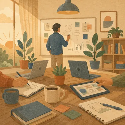 Creative Startup Office at Sunrise