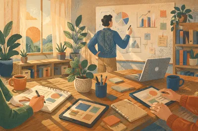 Creative Startup Office at Sunrise