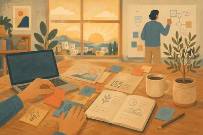 Creative Startup Office at Sunrise
