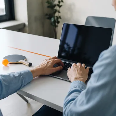 Startup Entrepreneur Working in Creative Office