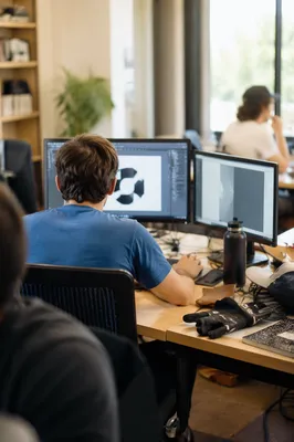Creative Entrepreneur Working in Startup Office