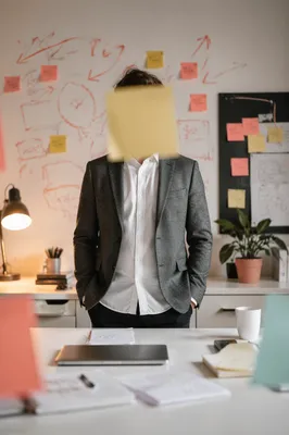 Creative Entrepreneur in Modern Startup Office