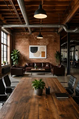 Creative Startup Office in Industrial Loft