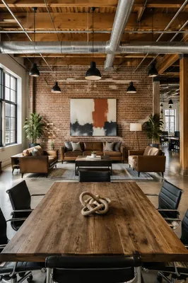 Creative Startup Office in Industrial Loft
