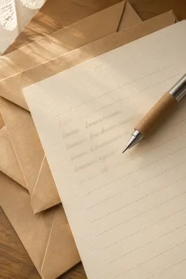 Professional Letter on Kraft Envelopes