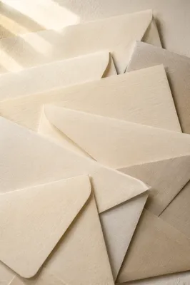 Cream Envelopes and Letters for Professional Correspondence