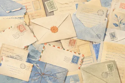Professional Envelopes and Letters Flat Lay