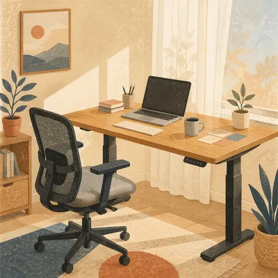 Ergonomic Office Chair by Standing Desk