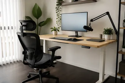 Modern Ergonomic Chair at Standing Desk