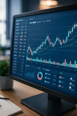 Financial Analytics Dashboard with Market Graphs