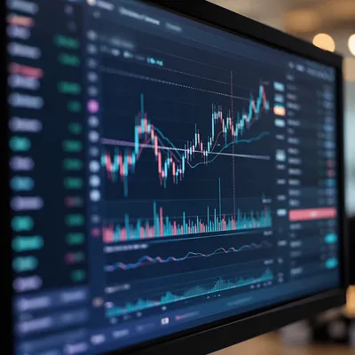Financial Analytics Dashboard With Market Charts