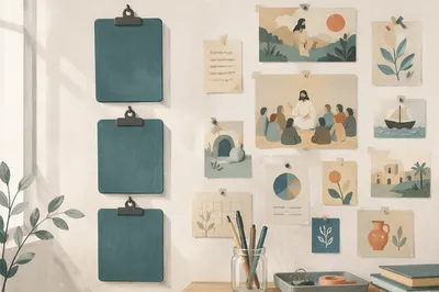 Goal Setting Vision Board Workspace
