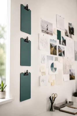 Goal Setting Vision Board in Modern Office