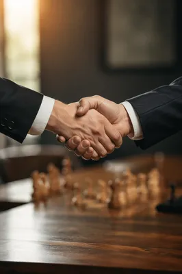 Professional Handshake Sealing Strategic Business Agreement
