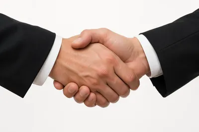 Professional Handshake for Business Agreement