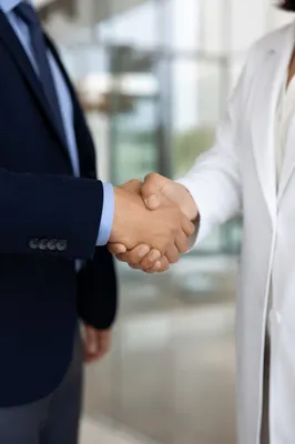 Professional Handshake for Formal Business Agreement