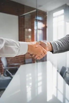 Professional Handshake After Successful Job Interview