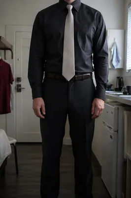 Nervous Job Candidate Before Interview