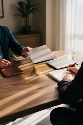 Professional Job Interview in Modern Office